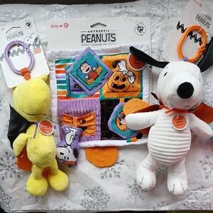 Peanuts Baby Toy Set with Snoopy and Woodstock